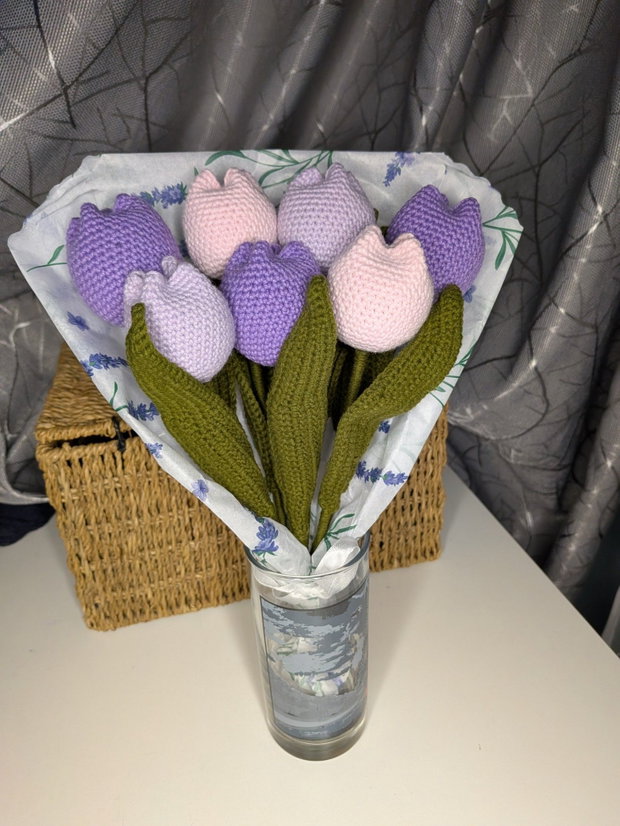Buchet de lalele handmade flori care rămân mereu proaspete