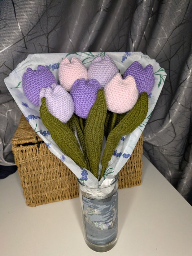 Buchet de lalele handmade flori care rămân mereu proaspete