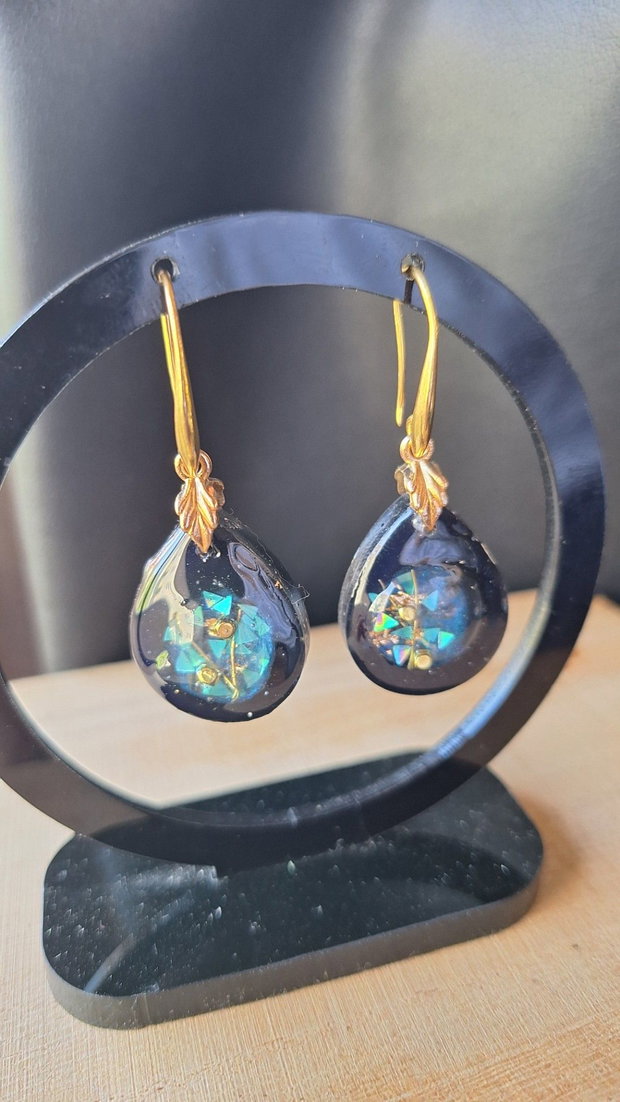 Cercei eleganți handmade Cosmic Drop