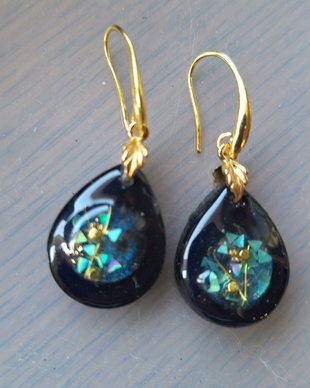 Cercei eleganți handmade Cosmic Drop