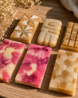Tablete din Ceară Parfumată pentru Aromaterapie  Trandafiri și Ciocolată
