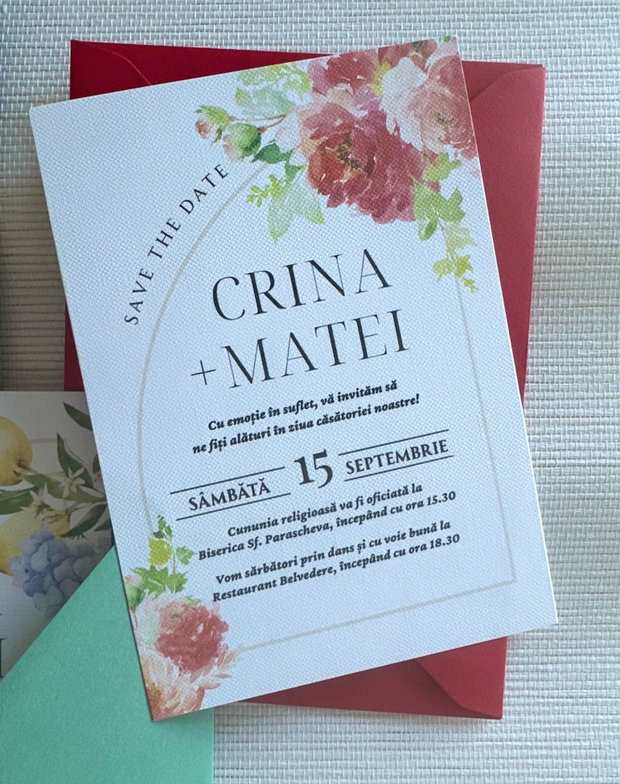 Invitatii de nunta cu plic
