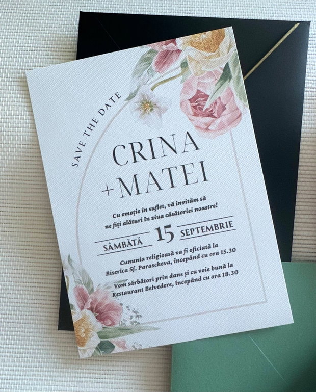 Invitatii de nunta cu plic