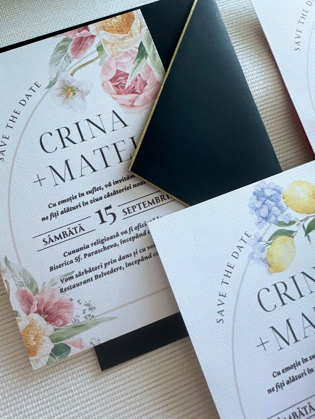 Invitatii de nunta cu plic