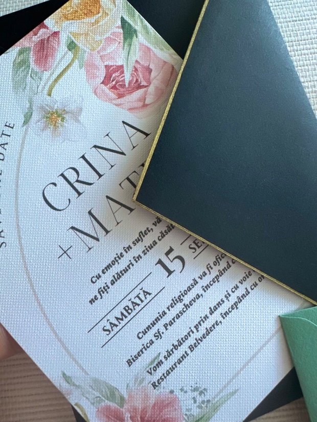Invitatii de nunta cu plic