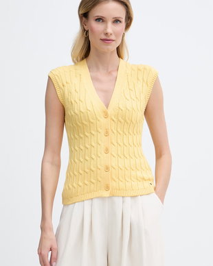 Tommy Hilfiger vestă pentru femei, din bumbac