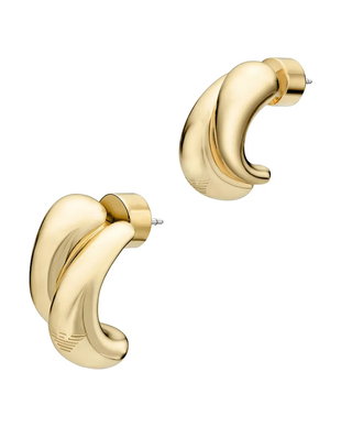 Emporio Armani cercei pentru femei, din alamă fără piatră Iconic Trend