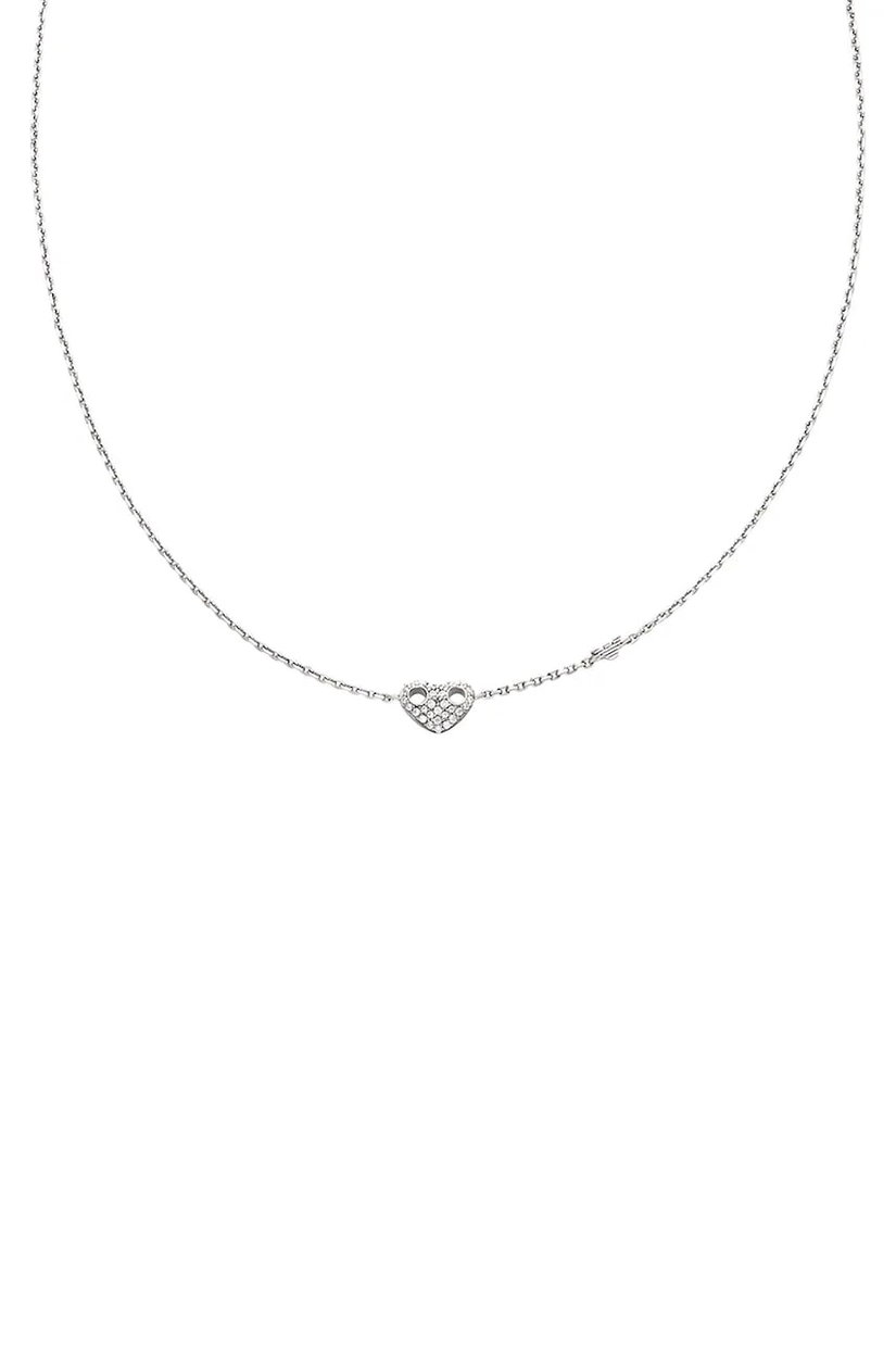 Emporio Armani colier pentru femei, din argint cu zirconiu cubic Sentimental