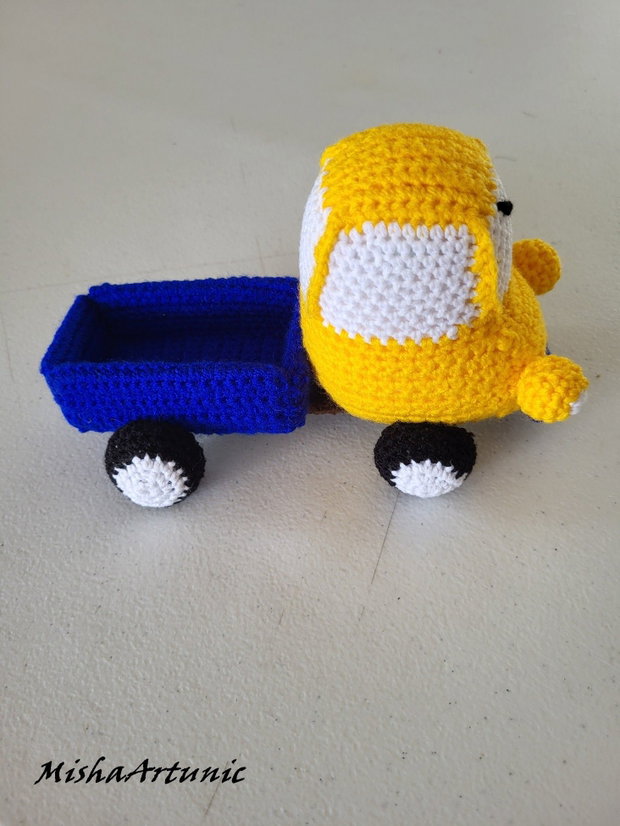 Camioneta crosetata - Jucarie