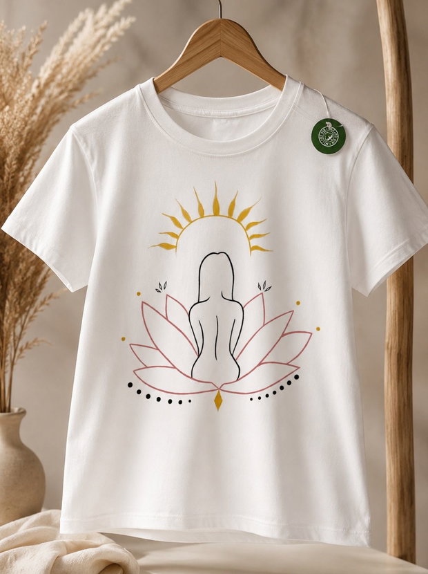 Tricou Inner Peace Pictat Manual Unicat