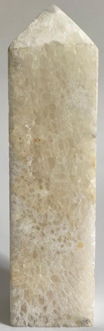 Cuart Alb - Obelisc brut piatra semipretioasa