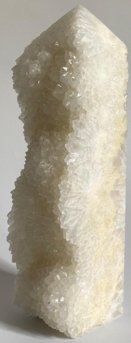 Cuart Alb - Obelisc brut piatra semipretioasa