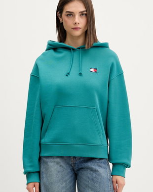 Tommy Jeans hanorac cu glugă pentru femei, din bumbac