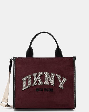 DKNY geantă crossbody pentru femei, cu imitație de piele întoarsă
