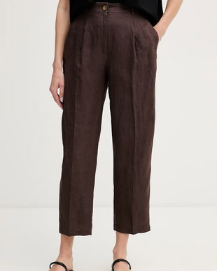 United Colors of Benetton pantaloni pentru femei din in