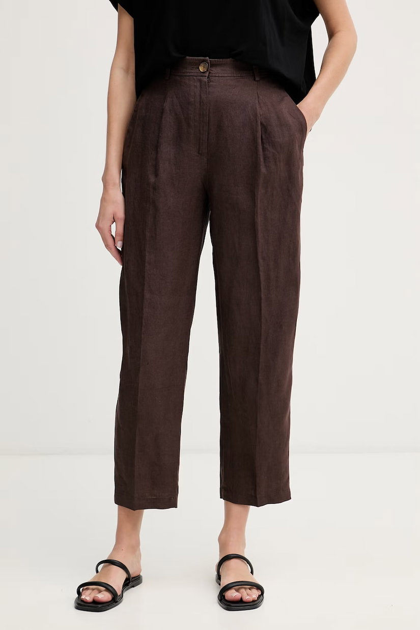 United Colors of Benetton pantaloni pentru femei din in