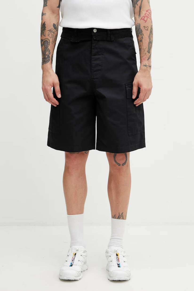 MM6 Maison Margiela pantaloni scuți cargo pentru bărbați, din bumbac