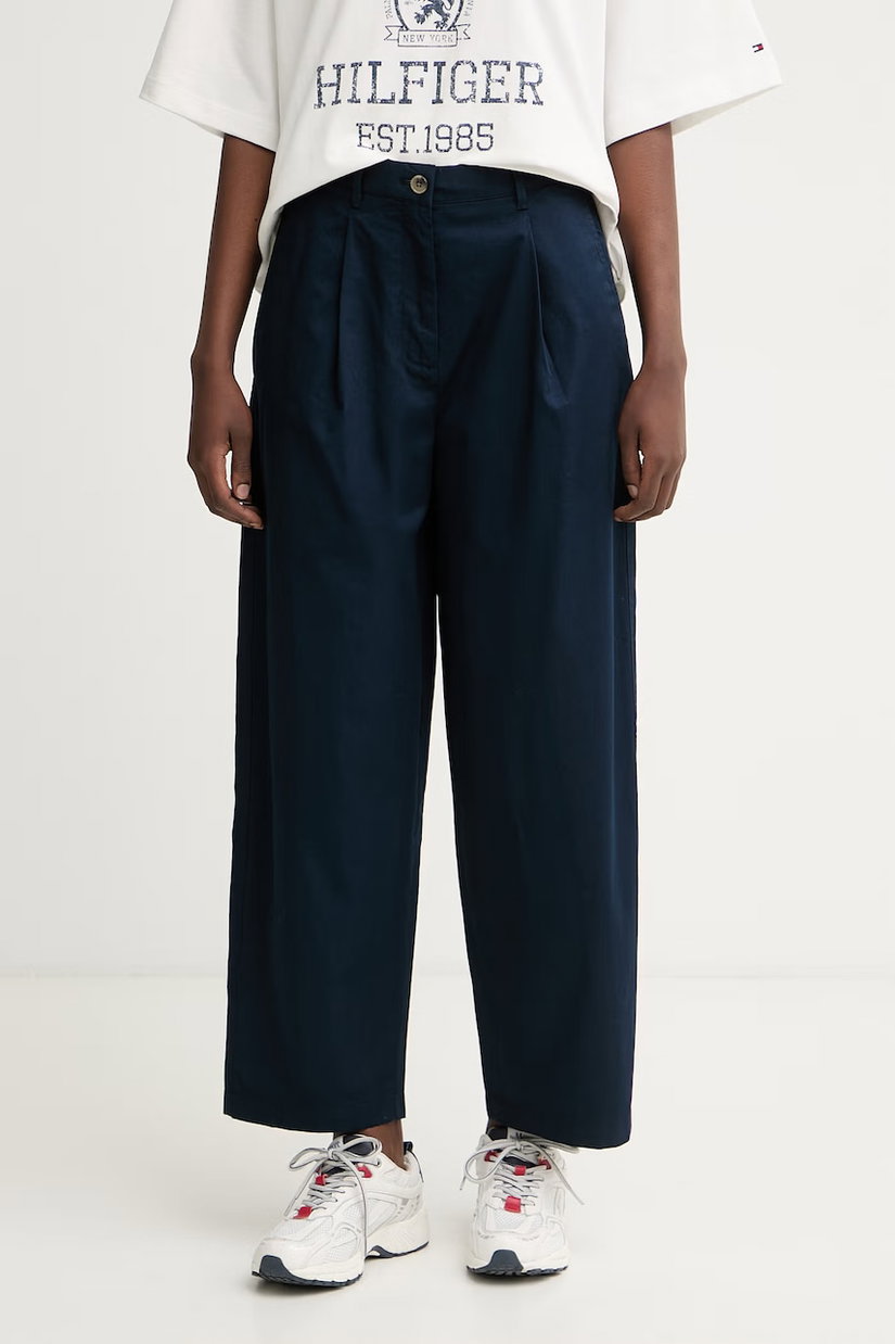 Tommy Hilfiger pantaloni pentru femei din bumbac