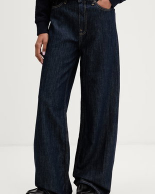 Tommy Jeans blugi wide leg pentru femei