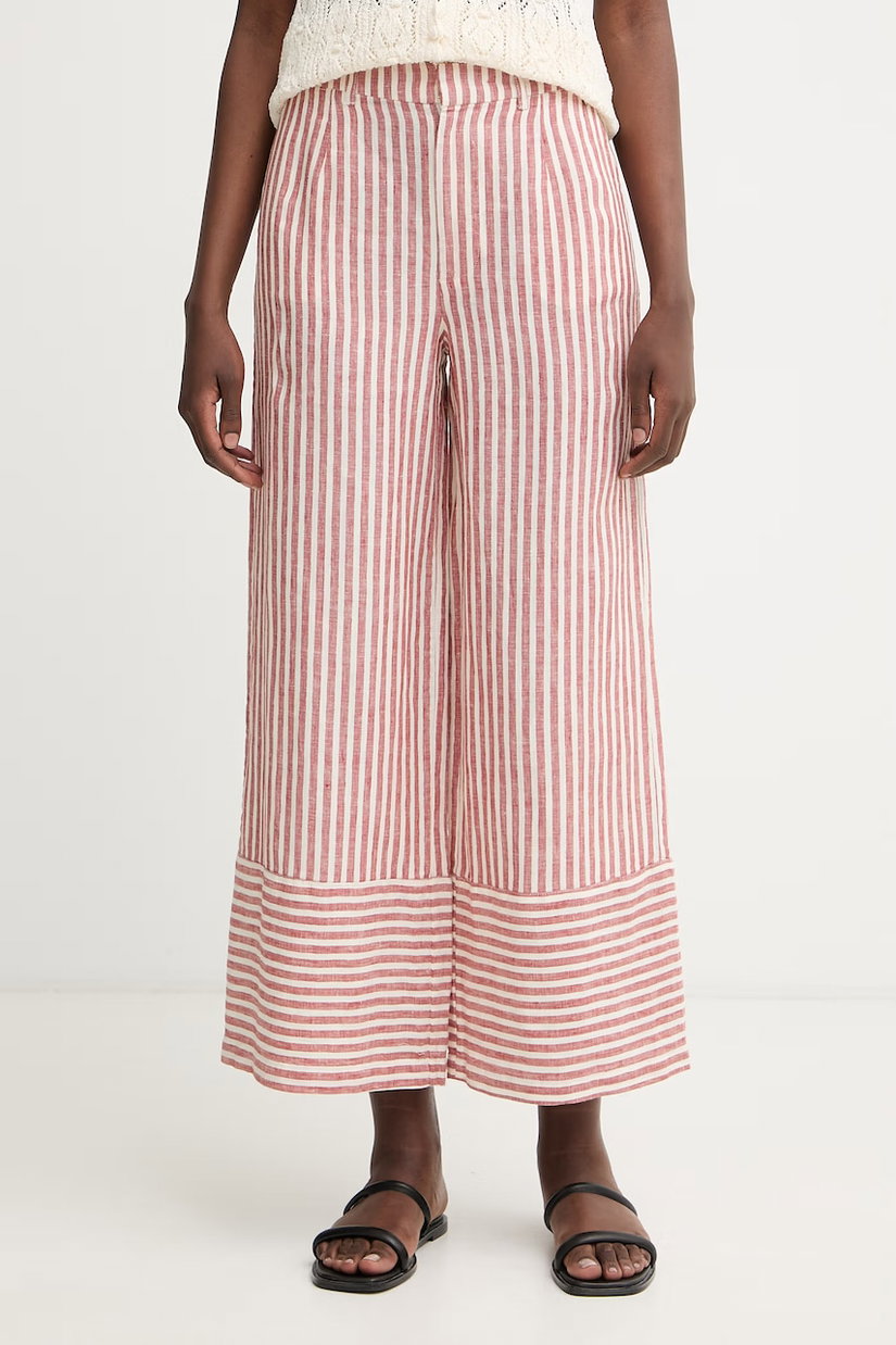 Pedro del Hierro pantaloni pentru femei din in