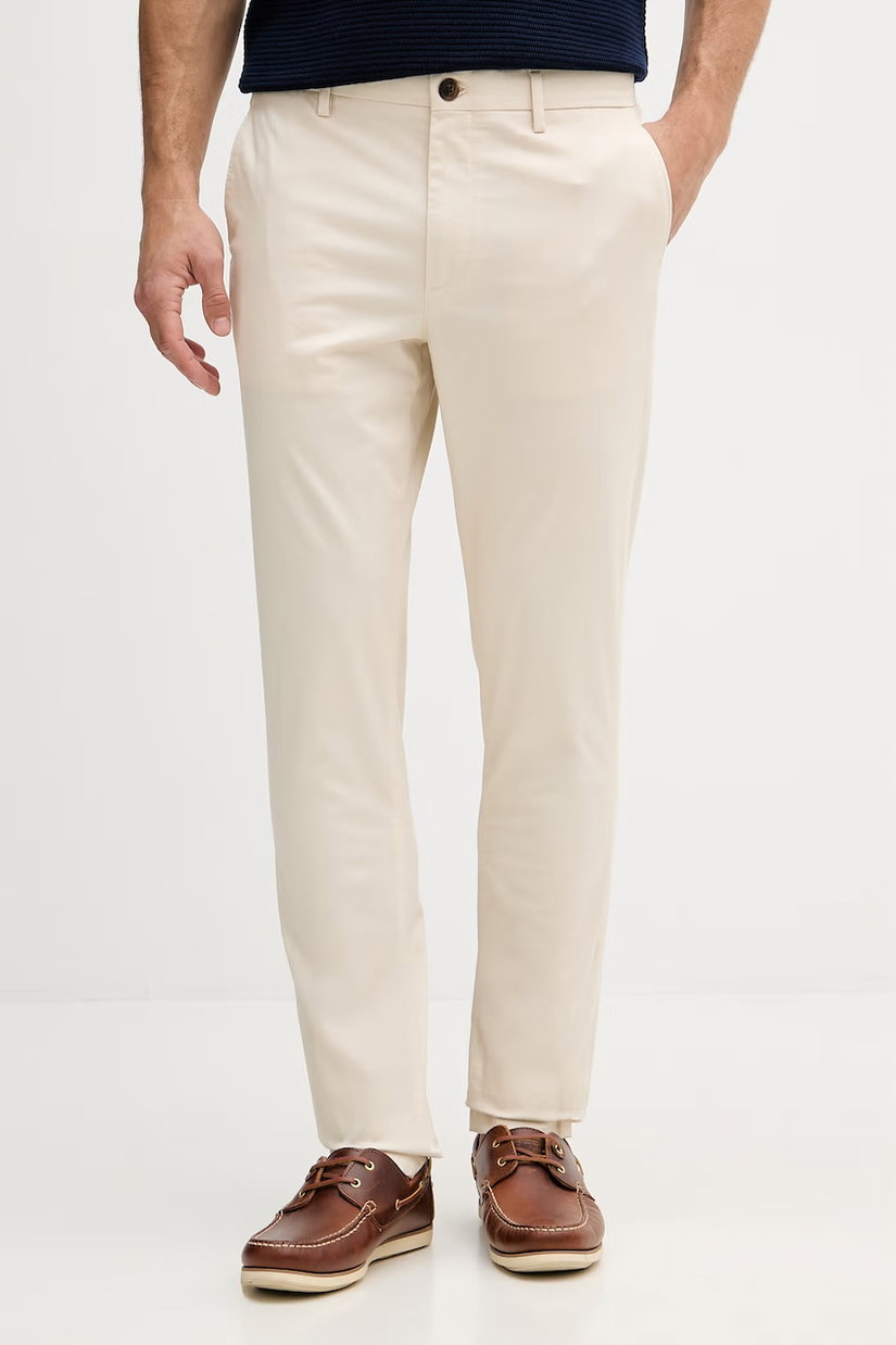 Tommy Hilfiger pantaloni chinos pentru bărbați din bumbac cu elastan