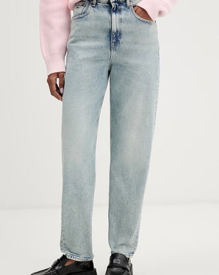 Tommy Jeans blugi relaxed fit pentru femei