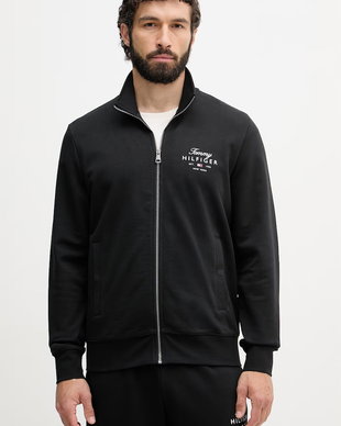 Tommy Hilfiger hanorac cu fermoar pentru femei din bumbac