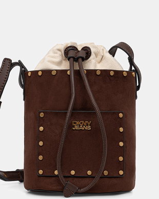 DKNY sac pentru femei cu imitație de piele întoarsă PAYTON