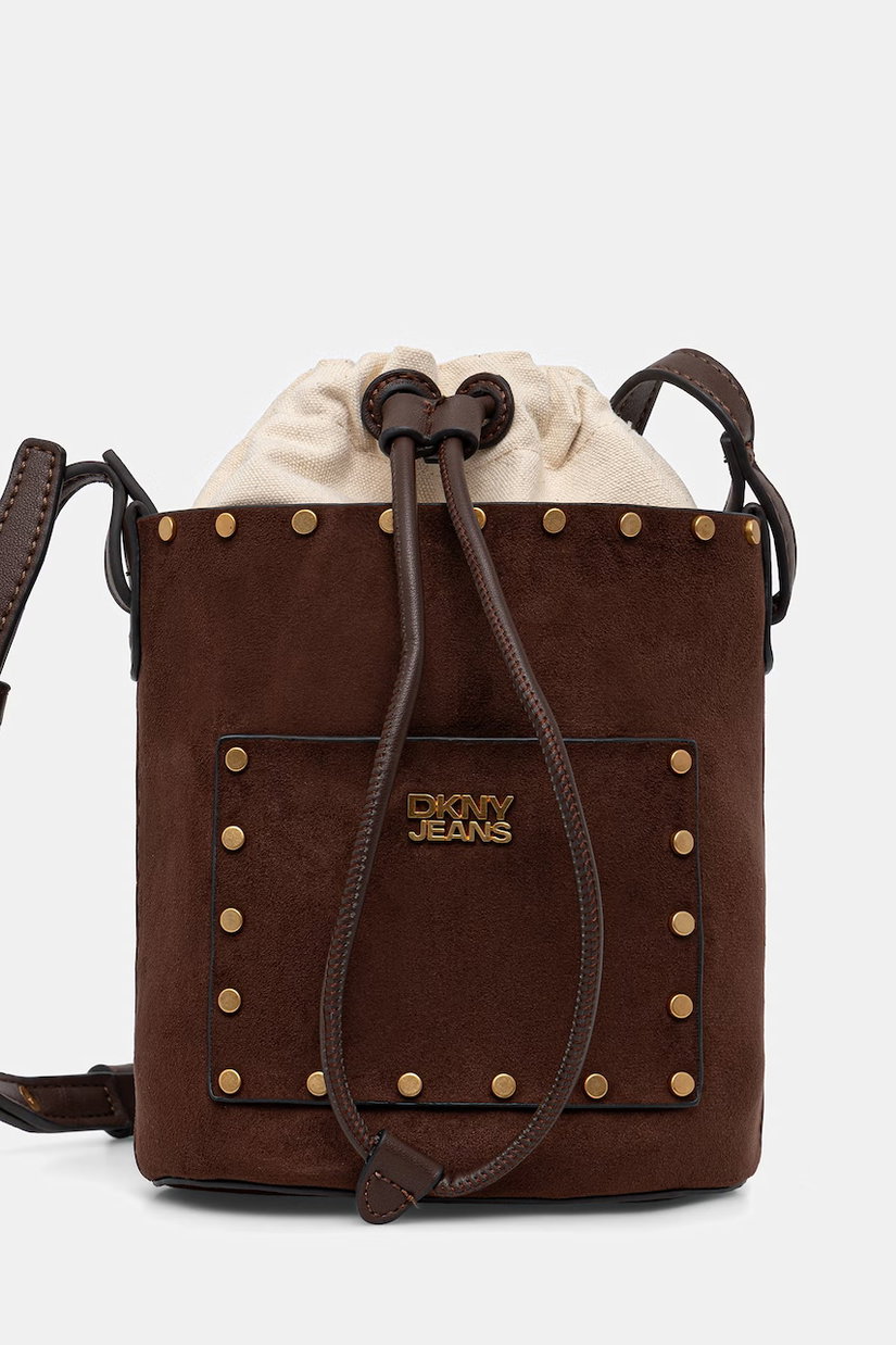 DKNY sac pentru femei cu imitație de piele întoarsă PAYTON