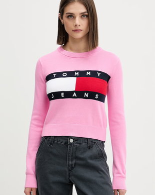Tommy Jeans pulover pentru femei, din bumbac