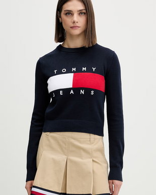 Tommy Jeans pulover pentru femei, din bumbac