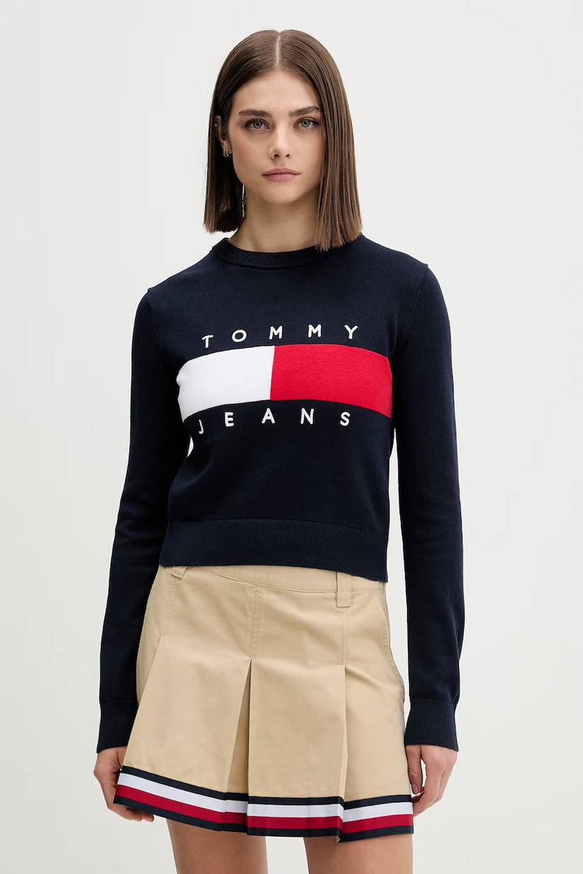 Tommy Jeans pulover pentru femei, din bumbac