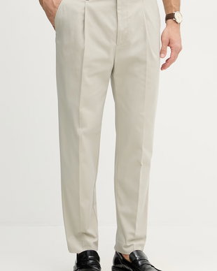 Calvin Klein pantaloni de costum pentru bărbați din bumbac cu elastan
