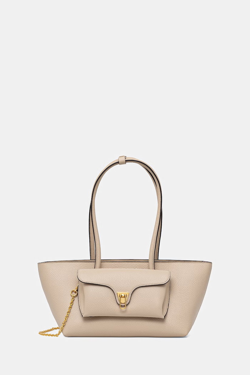 Coccinelle geantă shopper pentru femei din piele DOUBLE BEAT
