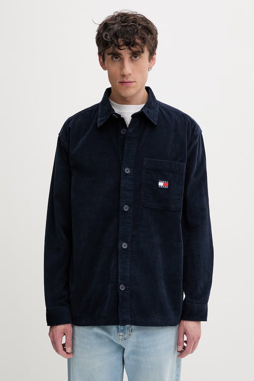 Tommy Jeans cămașă pentru bărbați din bumbac