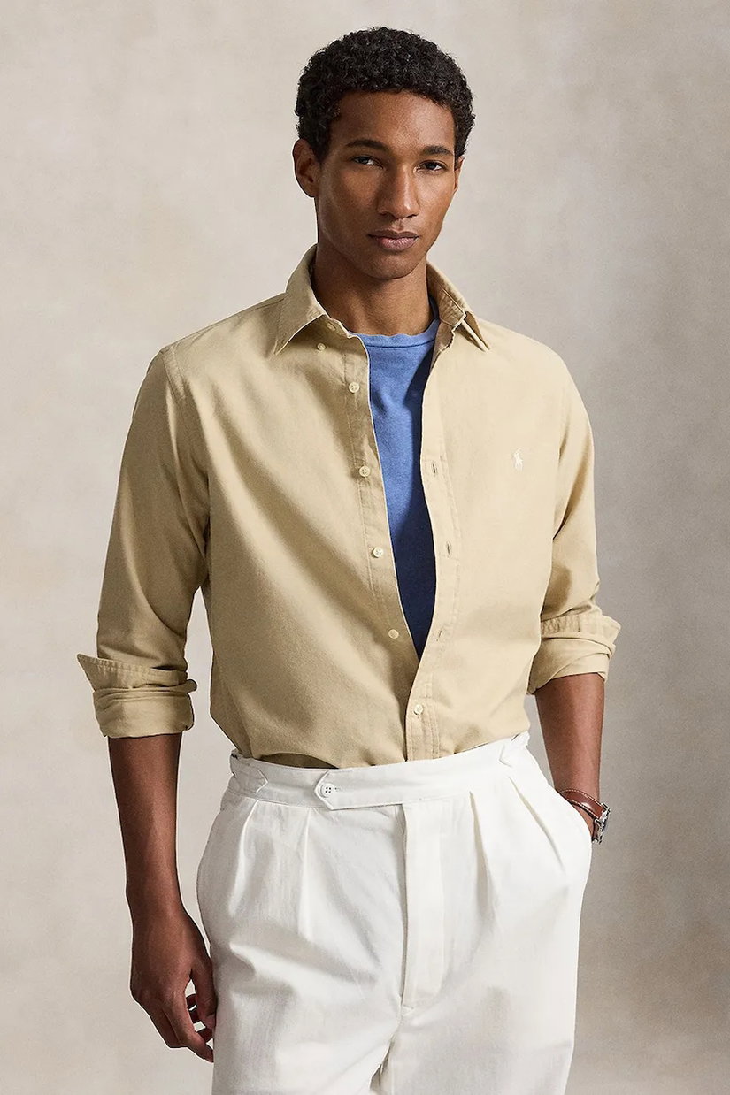 Polo Ralph Lauren cămașă pentru bărbați, din bumbac
