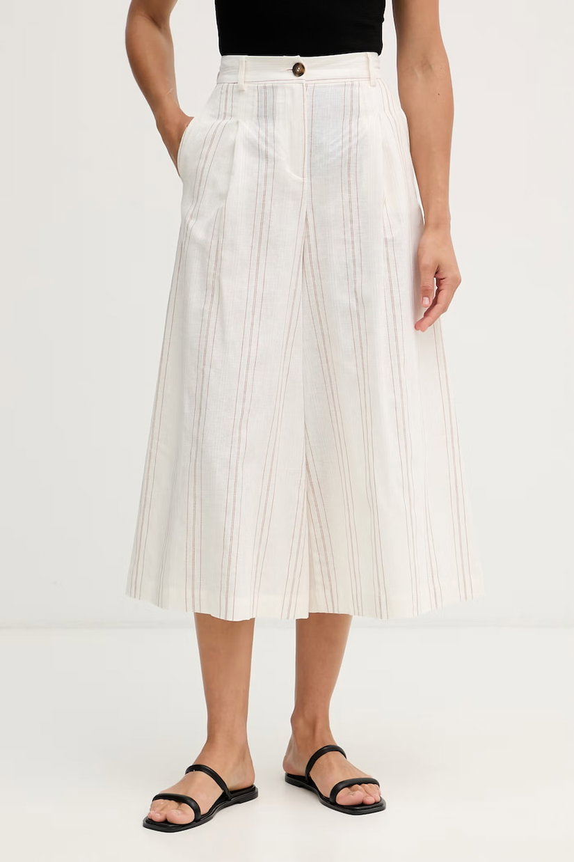 United Colors of Benetton pantaloni culottes pentru femei, cu in