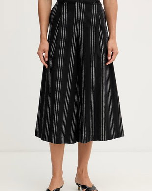 United Colors of Benetton pantaloni culottes pentru femei, cu in