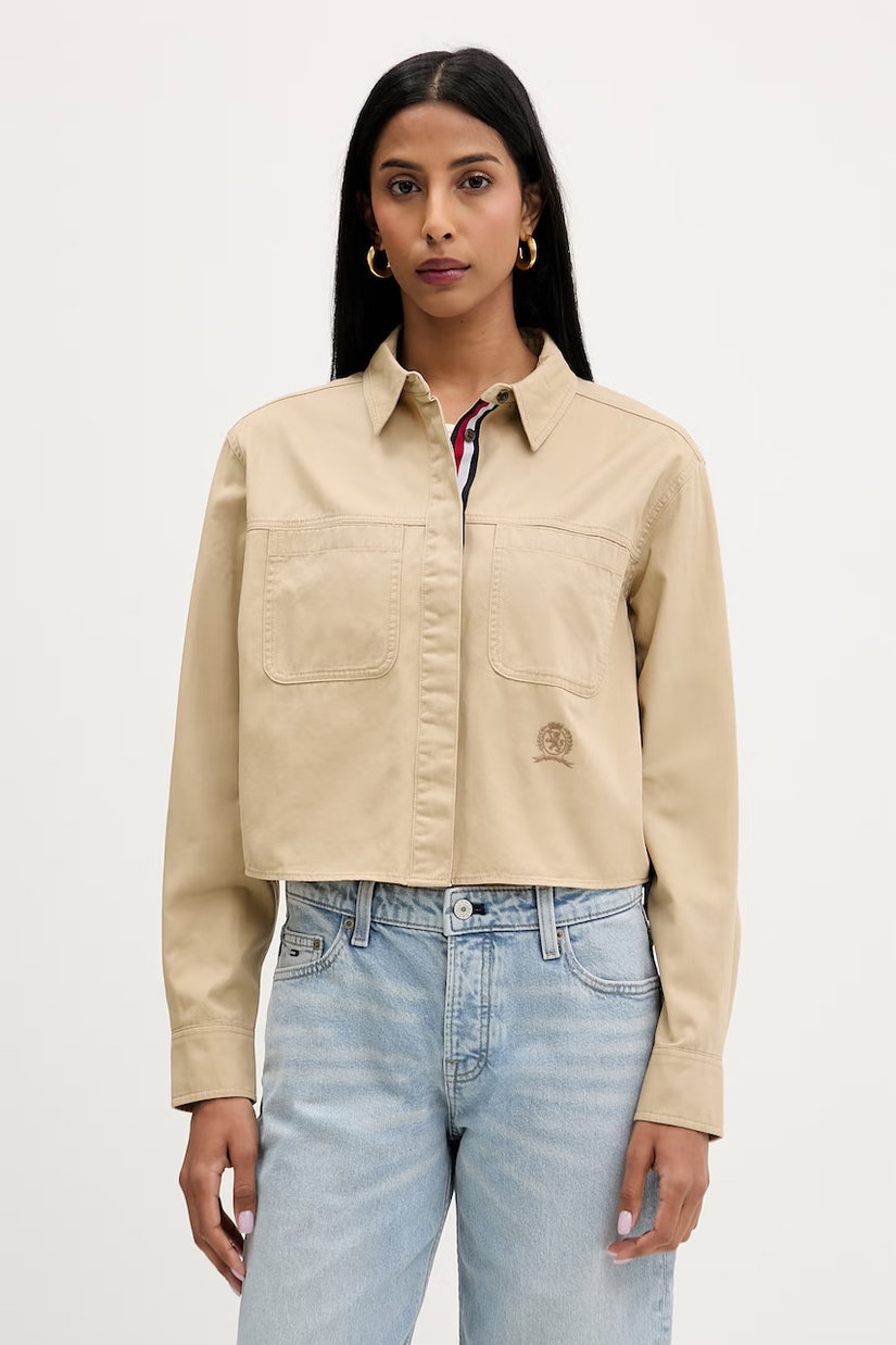 Tommy Jeans cămașă pentru femei, din bumbac