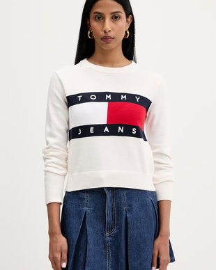 Tommy Jeans pulover pentru femei, din bumbac