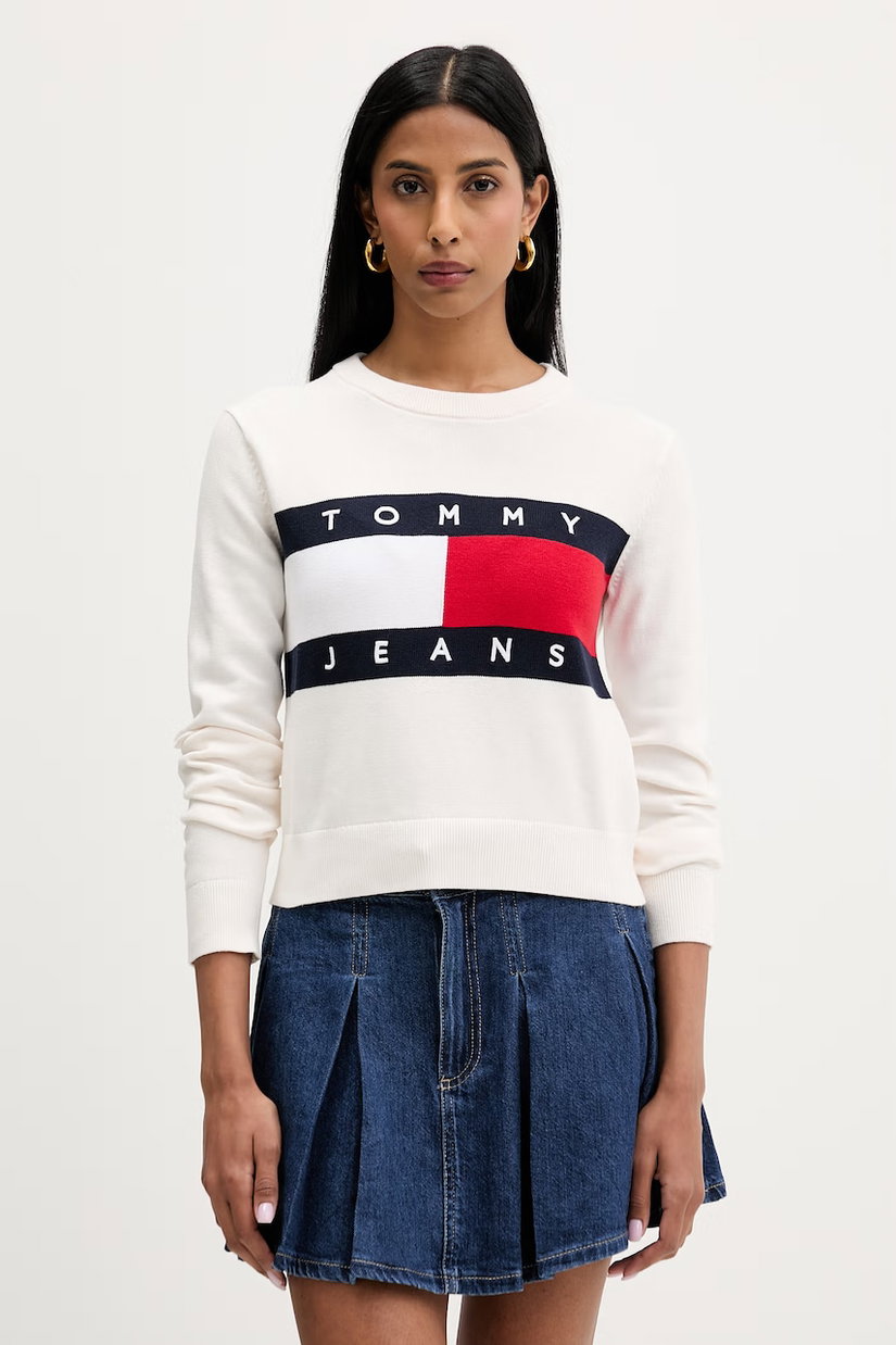 Tommy Jeans pulover pentru femei, din bumbac