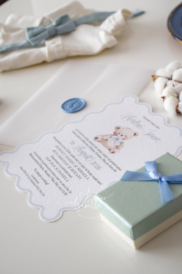 Invitatie Botez Teddy Bear