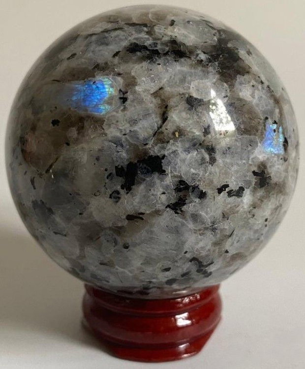 Piatra Lunii Rainbow - Sfera piatra semipretioasa