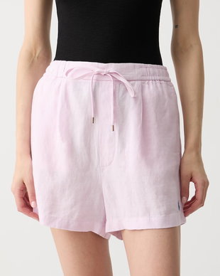 Polo Ralph Lauren pantaloni scurți pentru femei, din in LINEN-WVN-SHORTS