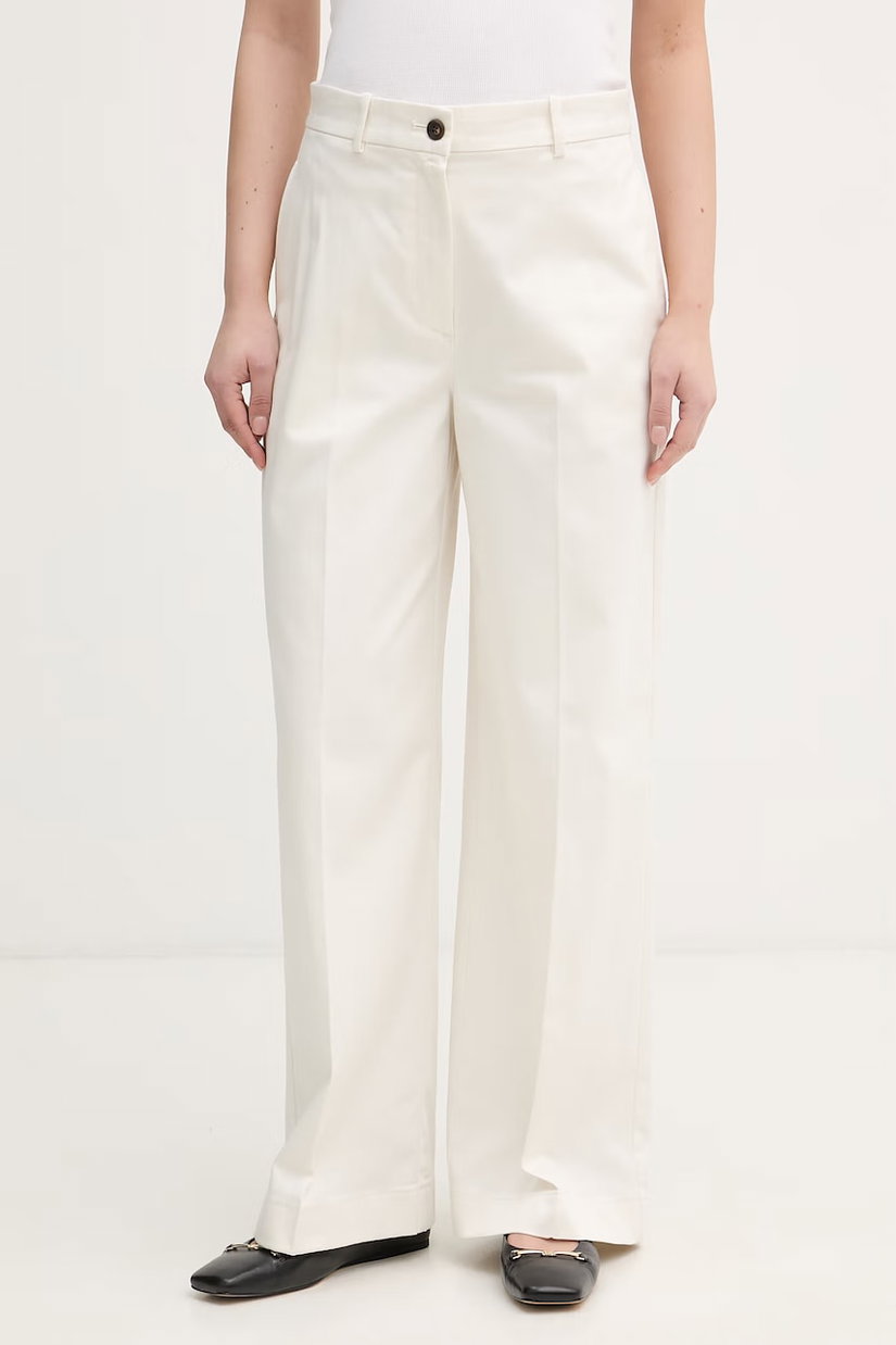 Calvin Klein Jeans pantaloni pentru femei, din bumbac cu elastan