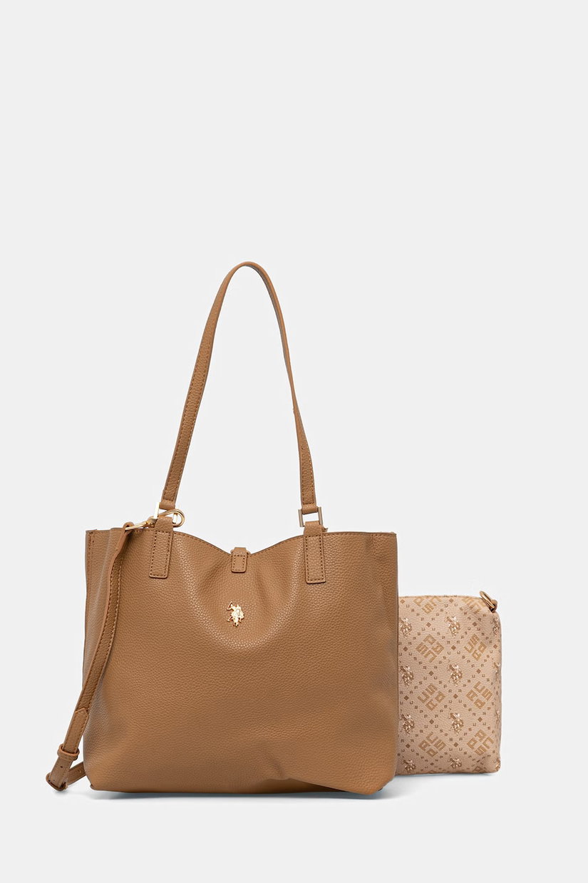 U.S. Polo Assn. geantă shopper pentru femei cu imitație de piele Malibu