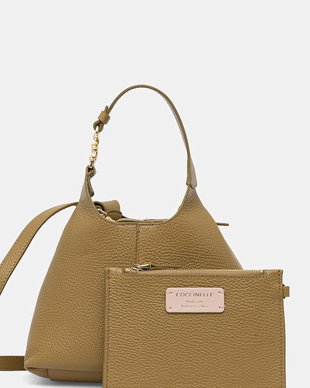 Coccinelle geantă crossbody pentru femei din piele