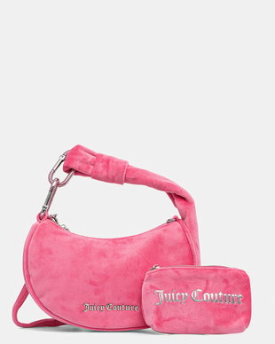 Juicy Couture hobo bag pentru femei de velur Blossom