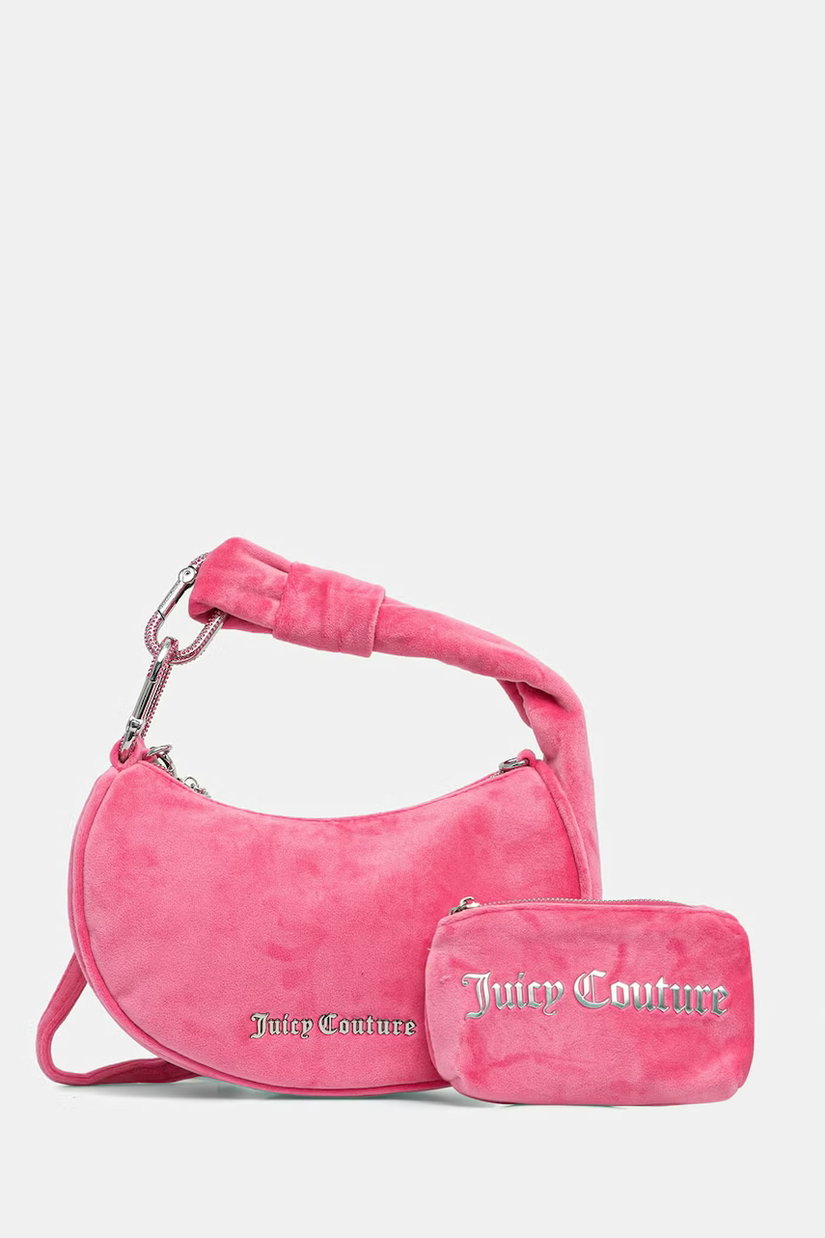 Juicy Couture hobo bag pentru femei de velur Blossom