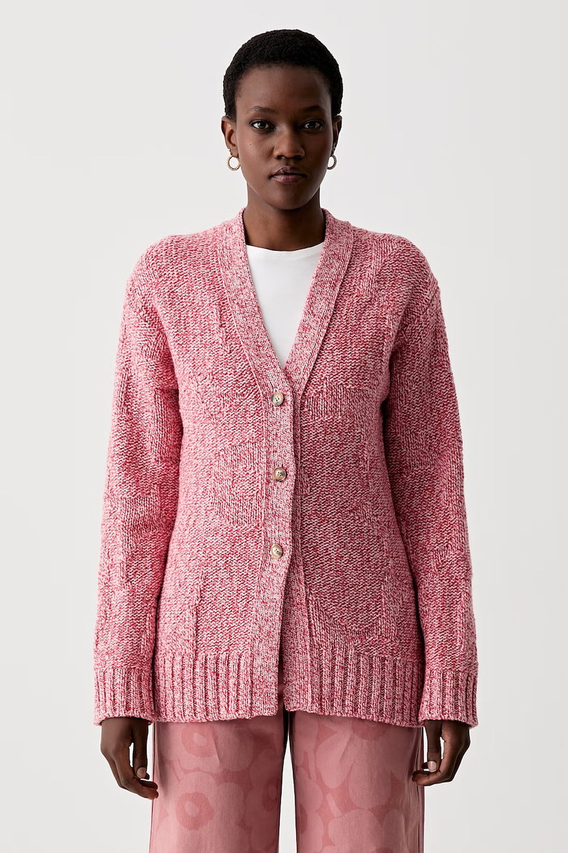 Marimekko cardigan pentru femei, din lână